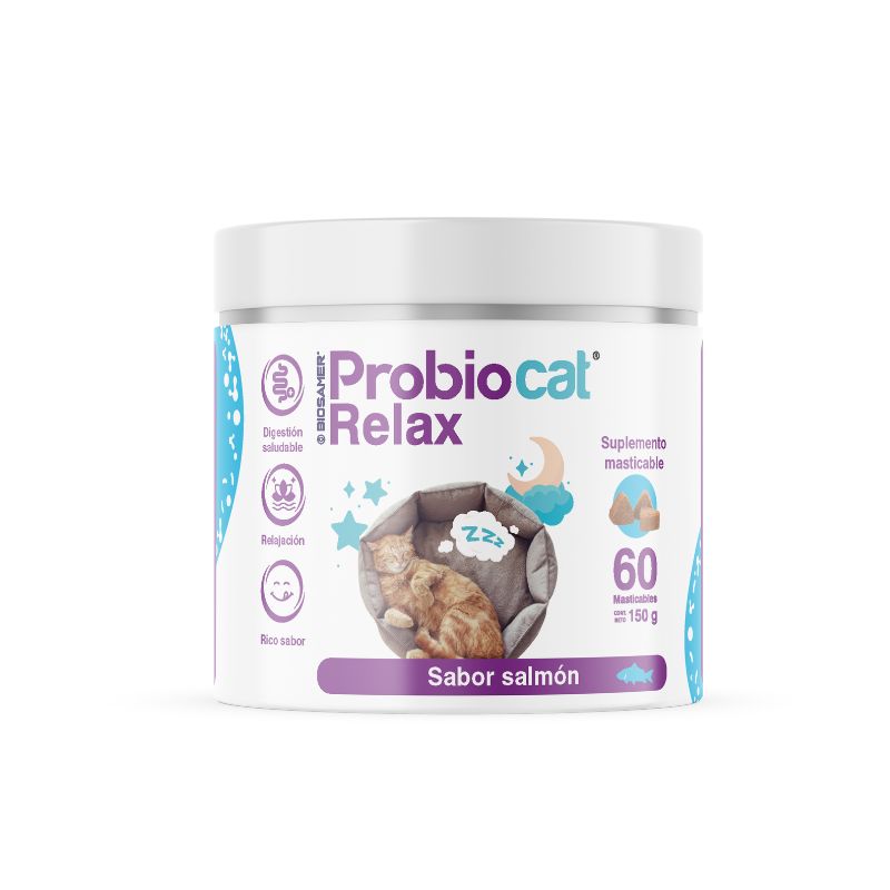 ProbioCat Relax Masticable para tu gatito (sabor salmón)